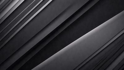 The primary subject of the image is a black and white photo of a wall with a pattern of vertical lines. The setting is a dark room, and the visual style is a close-up of the wall. The dominant colors are black and white, creating a moody atmosphere.