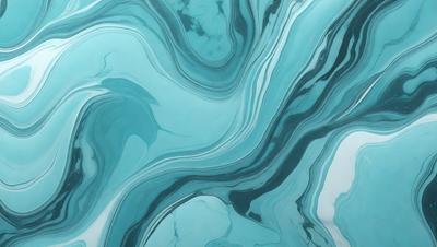 The primary subject of the image is a blue and white swirling pattern, which appears to be a digital art or illustration. The setting is a blue background, and the visual style is a combination of digital art and illustration. The dominant colors are blue and white, creating a calming and soothing atmosphere.
