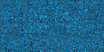 The primary subject of the image is a blue background with a pattern of blue dots. The setting appears to be a digital art or illustration, as the dots are arranged in a visually appealing manner. The visual style is a mix of digital art and a pattern, creating a unique and eye-catching design. The colors and mood of the image are predominantly blue, giving it a calm and soothing atmosphere.
