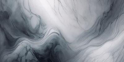 The image features a large, dark grey marble surface with a pattern of waves. The setting appears to be a bathroom, as the marble is a common choice for bathroom countertops. The visual style of the image is a combination of photo and digital art, creating a unique and intricate design. The dominant colors in the image are grey and black, giving it a moody and sophisticated atmosphere.