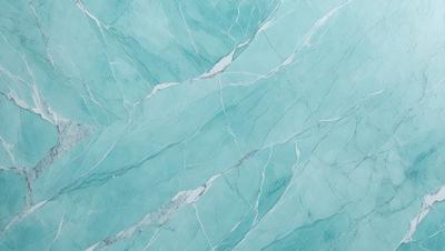 The primary subject of the image is a blue marble wall with a pattern of white and blue stripes. The setting is a room with a blue marble floor. The visual style is a photo of the marble wall and floor. The dominant colors are blue and white, creating a calm and serene atmosphere.