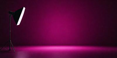 The primary subject of the image is a pink wall. The setting is a room with a pink background. The visual style is a photo, and the dominant colors are pink and purple. The overall atmosphere is bright and vibrant.