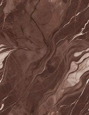 The image features a marble surface with a pattern of swirls and waves. The primary subject is the marble, which is the main object, scene, or focus of the image. The setting is a natural environment, with the marble surface being the backdrop. The visual style is a close-up of the marble, showcasing its intricate pattern. The colors and mood of the image are predominantly brown and earthy, giving it a natural and elegant appearance.