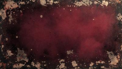 The primary subject of the image is a red background with a few white spots. The setting appears to be a dark room, and the visual style is a combination of a photo and a digital art. The dominant colors are red and white, creating a bold and striking atmosphere.