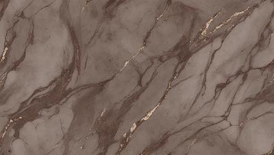 The primary subject of the image is a marble wall with a brown and gold color scheme. The setting is a room with a brown and gold marble wall, which serves as the background. The visual style is a close-up of the marble wall, showcasing its intricate patterns and textures. The colors and mood of the image are warm and earthy, with the brown and gold tones creating a sense of luxury and sophistication.