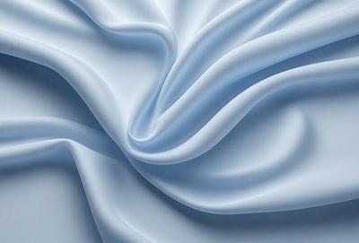 The primary subject of the image is a white sheet of fabric. The setting is a white background, which creates a clean and minimalist appearance. The visual style is a close-up of the fabric, showcasing its texture and details. The colors and mood of the image are predominantly white, giving it a calm and serene atmosphere.