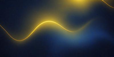The primary subject of the image is a yellow line that appears to be curving or waving. The setting is a dark background, which contrasts with the bright yellow line. The visual style is a digital art or illustration, as the line is depicted in a smooth and continuous manner. The colors and mood of the image are predominantly dark and moody, with the bright yellow line standing out as the main focal point.