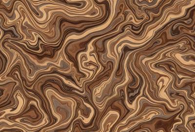 The primary subject of the image is a wooden surface with a unique and intricate pattern. The setting is a close-up view of the wooden surface, showcasing the detailed design. The visual style is a close-up of the wooden surface, which gives a sense of depth and texture. The colors and mood of the image are predominantly brown and earthy tones, creating a warm and natural atmosphere.