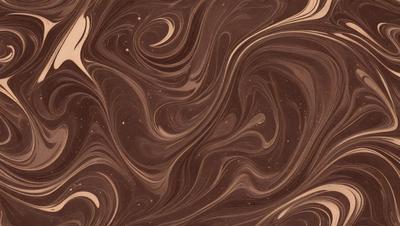 The primary subject of the image is a swirling pattern of brown and white colors, which creates a visually striking and intricate design. The setting is a brown surface, possibly a wooden table or a wall, which serves as the backdrop for the swirling pattern. The visual style of the image is a combination of digital art and illustration, as it showcases a detailed and artistic representation of the swirling pattern. The colors and mood of the image are predominantly brown and white, giving it a warm