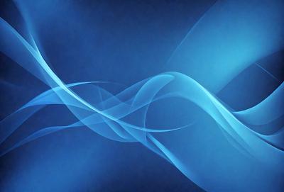 The primary subject of the image is a blue background with a pattern of swirling blue lines. The setting is a dark blue background, and the visual style appears to be a digital art or illustration. The dominant colors are blue, and the overall atmosphere is calm and serene.