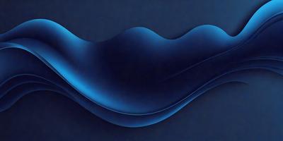 The primary subject of the image is a blue chair, which is the main object, scene, or focus of the image. The chair is set against a dark blue background, creating a striking contrast. The visual style of the image is a digital art or illustration, as it appears to be a computer-generated or digitally created piece. The dominant colors in the image are blue and black, giving it a modern and sleek appearance.