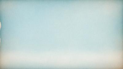 The primary subject of the image is a blue sky with clouds. The setting is a vast, open space with no visible landmarks or objects. The visual style is a painting, which gives the image a more artistic and creative appearance. The dominant colors are blue and white, creating a serene and peaceful atmosphere.
