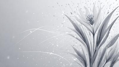 The primary subject of the image is a flower, which is the main object, scene, or focus of the image. The setting or background is a white surface, which could be a wall or a background in a digital art or illustration. The visual style of the image is digital art or illustration, as it features a detailed and intricate flower design. The colors and mood of the image are predominantly white, giving it a clean and serene atmosphere.