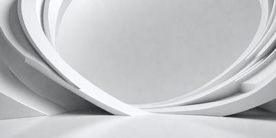 The primary subject of the image is a white sheet of paper. The setting is a white background, which creates a clean and minimalist appearance. The visual style is a close-up of the paper, emphasizing its texture and details. The colors and mood are predominantly white, giving the image a calm and serene atmosphere.