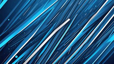 The primary subject of the image is a blue and white patterned background. The setting is a blue and white striped pattern, which creates a visually striking and unique environment. The visual style of the image is a combination of digital art and illustration, giving it a modern and artistic appearance. The dominant colors in the image are blue and white, creating a calm and soothing atmosphere.
