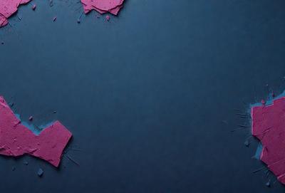 The primary subject of the image is a blue background with a few pink hearts scattered across it. The hearts are placed in various positions, creating a visually appealing pattern. The setting appears to be a dark room, possibly a nightclub or a darkened room for a special event. The visual style of the image is a combination of digital art and illustration, with the pink hearts and blue background creating a unique and eye-catching design. The colors and mood of the image are predominantly dark and moody,
