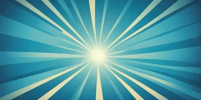 The primary subject of the image is a bright, sunny light source, which appears to be a sun or a light bulb. The setting is a blue background, which adds to the overall atmosphere of the image. The visual style is a combination of digital art and illustration, creating a vibrant and dynamic scene. The colors and mood of the image are predominantly blue and bright, with a sense of energy and positivity.