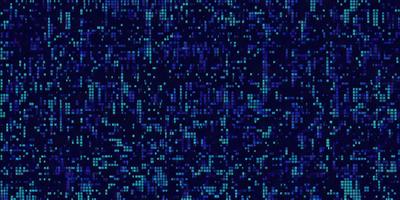 The primary subject of the image is a blue and purple patterned background. The setting is a dark, blue-lit environment, which creates a moody atmosphere. The visual style is a combination of digital art and illustration, with the blue and purple colors dominating the scene.