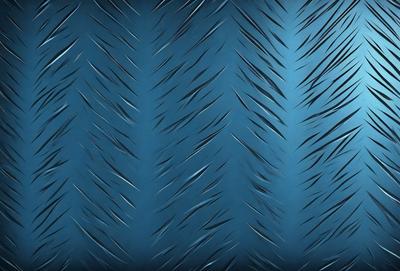 The primary subject of the image is a blue background with a pattern of spiky, curved lines. The setting appears to be a digital art or illustration, as the lines are intricately designed and the overall atmosphere is visually striking. The colors in the image are predominantly blue, with the spiky lines adding a sense of depth and complexity to the background.