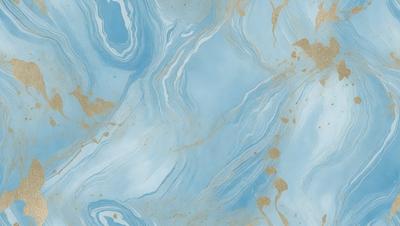 The primary subject of the image is a blue and white marble-like surface, which appears to be a patterned or textured material. The setting is a blue background, which complements the blue and white colors of the surface. The visual style of the image is a close-up of the marble-like surface, showcasing its intricate patterns and textures. The colors and mood of the image are predominantly blue and white, creating a calm and serene atmosphere.