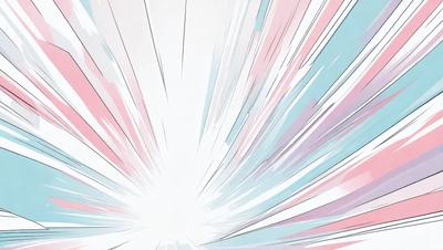 The primary subject of the image is a bright, colorful explosion. The setting is a white background, which contrasts with the vibrant colors of the explosion. The visual style is a combination of digital art and illustration, creating a dynamic and eye-catching scene. The colors and mood of the image are energetic and lively, with the explosion's vivid hues evoking a sense of excitement and movement.