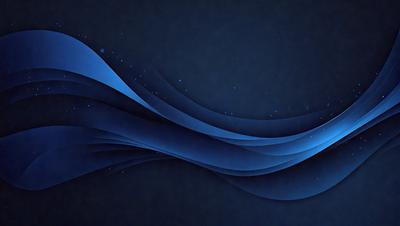 The primary subject of the image is a blue wave, which is the main object, scene, or focus of the image. The setting or background is a dark blue sky, and the visual style is digital art. The dominant colors and overall atmosphere are dark and moody, with the blue wave being the most prominent feature in the scene.