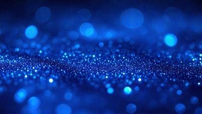 The primary subject of the image is a blue background with a pattern of blue lights or stars. The setting appears to be a dark, starry night, with the blue lights creating a captivating visual effect. The visual style of the image is a combination of a photo and digital art, as it captures the beauty of the night sky with the blue lights. The colors and mood of the image are predominantly blue, creating a serene and peaceful atmosphere.