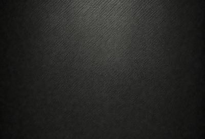 The primary subject of the image is a black leather surface. The setting is a black background, and the visual style is a close-up of the leather surface. The colors and mood of the image are predominantly dark and moody, with the black leather creating a sense of depth and texture.