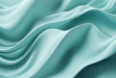 The primary subject of the image is a blue fabric, which appears to be a piece of cloth or a curtain. The setting is a room with a blue background, which complements the blue fabric. The visual style is a close-up of the blue fabric, showcasing its texture and details. The colors and mood of the image are predominantly blue, creating a calm and serene atmosphere.