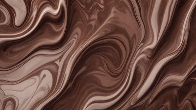 The primary subject of the image is a close-up of a brown and white marbled surface, which appears to be a piece of wood. The setting is a room with a wooden floor, and the visual style is a close-up of the marbled surface. The colors and mood of the image are predominantly brown and white, giving it a natural and earthy feel.