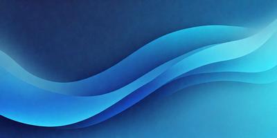 The primary subject of the image is a blue wave, which is the main focus of the scene. The setting is a blue background, which complements the blue wave. The visual style of the image is a digital art or illustration, as it is a well-crafted and detailed representation of the blue wave. The dominant colors in the image are blue, which creates a calm and serene atmosphere.