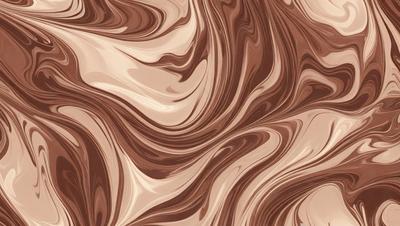 The primary subject of the image is a close-up of a brown and white marbled pattern. The setting is a wall, and the visual style appears to be a photo. The dominant colors are brown and white, creating a warm and earthy atmosphere.