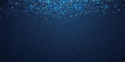 The primary subject of the image is a blue background with a pattern of blue and white beads. The setting is a dark blue background, and the visual style appears to be a digital art or illustration. The dominant colors are blue and white, creating a calm and serene atmosphere.