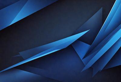 The primary subject of the image is a blue geometric pattern. The setting is a dark blue background, which creates a contrasting effect with the pattern. The visual style is a digital art or illustration, as the pattern appears to be a part of a larger design. The dominant colors are blue and black, giving the image a modern and sophisticated appearance.