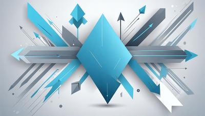 The primary subject of the image is a blue triangle, which is the main object, scene, or focus of the image. The setting/background features a white surface, which provides a clean and minimalist backdrop for the blue triangle. The visual style of the image is digital art, as it is a computer-generated design. The colors and mood of the image are predominantly blue, creating a calm and serene atmosphere.