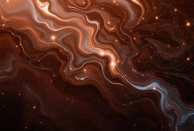 The primary subject of the image is a swirling, colorful pattern that resembles a galaxy or a nebula. The setting is a dark, starry background that contrasts with the vibrant colors of the pattern. The visual style is a combination of digital art and illustration, creating a dynamic and captivating scene. The colors and mood of the image are predominantly dark and mysterious, with the swirling pattern adding a sense of movement and energy to the overall atmosphere.