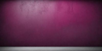 The primary subject of the image is a wall painted in a deep shade of purple. The setting is a room with a purple wall, and the visual style is a photo. The colors and mood of the image are predominantly purple, creating a calm and serene atmosphere.
