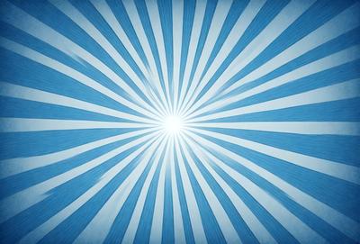 The primary subject of the image is a blue and white striped pattern. The setting is a blue background, and the visual style appears to be a digital art or illustration. The dominant colors are blue and white, creating a calm and soothing atmosphere.