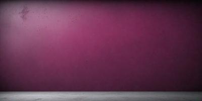 The primary subject of the image is a red wall with a purple hue. The setting is a room with a large wall, and the visual style is a close-up of the wall. The colors and mood of the image are predominantly red and purple, creating a bold and striking appearance.