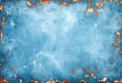 The primary subject of the image is a blue background with a pattern of lightning bolts. The setting is a blue sky, and the visual style is a combination of digital art and illustration. The dominant colors are blue and gold, creating a calm and serene atmosphere.
