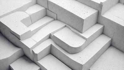 The primary subject of the image is a large, intricate brick wall. The setting is a white brick wall, which creates a clean and minimalist appearance. The visual style is a close-up of the brick wall, showcasing its texture and details. The colors and mood of the image are predominantly white, giving it a calm and serene atmosphere.