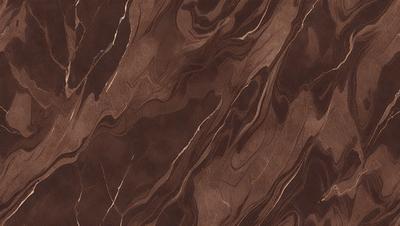 The primary subject of the image is a marble-like pattern, which is the main focus of the image. The setting is a brown surface, possibly a wall or a table, with the marble pattern as the background. The visual style appears to be a combination of a photo and a digital art, illustration, or drawing. The colors in the image are predominantly brown, giving it a warm and natural atmosphere.