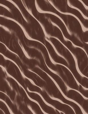 The primary subject of the image is a brown and white patterned wallpaper. The setting is a wall, and the visual style is a patterned design. The dominant colors are brown and white, creating a warm and earthy atmosphere.