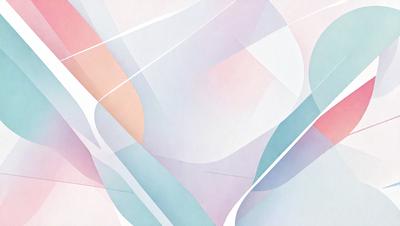 The primary subject of the image is a colorful, abstract art piece featuring a mix of blue, pink, and white colors. The setting is a white background, which provides a clean and minimalist appearance. The visual style is a combination of digital art and illustration, creating a unique and eye-catching design. The overall atmosphere is vibrant and lively, with the colors and patterns creating a sense of movement and energy.