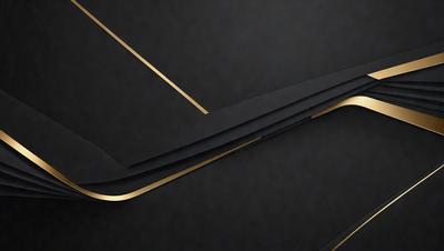 The primary subject of the image is a black and gold design, which appears to be a pattern or a decorative element. The setting is a black background, which contrasts with the gold and black design. The visual style of the image is a combination of digital art and illustration, creating a unique and eye-catching design. The colors and mood of the image are predominantly black and gold, giving it a sophisticated and elegant appearance.