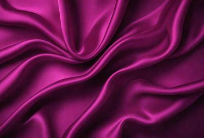 The primary subject of the image is a purple fabric, which is the main object, scene, or focus of the image. The setting or background consists of a purple curtain, and the visual style is a close-up of the fabric. The colors and mood of the image are predominantly purple, creating a calm and serene atmosphere.