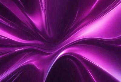 The primary subject of the image is a purple, swirling, and curved pattern. The setting is a dark background, which contrasts with the vibrant purple color of the pattern. The visual style appears to be a digital art or illustration, as the pattern is intricate and detailed. The colors and mood of the image are predominantly purple, creating a sense of depth and complexity in the design.