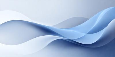 The primary subject of the image is a blue wave, which is the main focus of the scene. The wave is depicted in a digital art style, giving it a modern and visually appealing appearance. The setting is a white background, which provides a clean and minimalist look to the image. The overall atmosphere is calm and serene, as the blue wave is the main visual element in the scene.