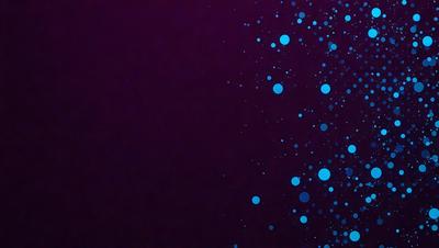 The primary subject of the image is a purple background with blue dots. The setting is a dark room, and the visual style appears to be a digital art or illustration. The dominant colors are purple and blue, creating a calm and serene atmosphere.