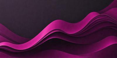 The primary subject of the image is a large, curved, and pink wave. The wave is the main focus of the image, and it appears to be a digital art or illustration. The setting is a dark background, which contrasts with the vibrant pink color of the wave. The overall atmosphere of the image is dynamic and visually striking.
